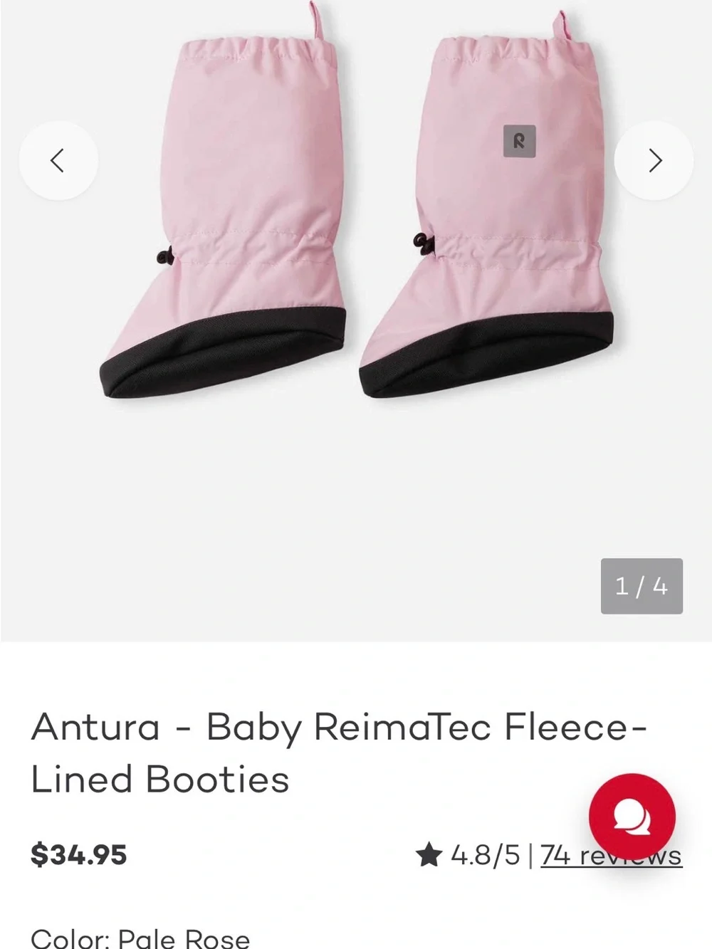 Antura - Baby ReimaTec Fleece-Lined Booties